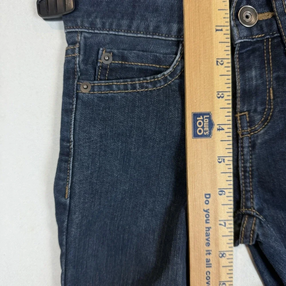 The Children's Place Jeans Kids 5 Slim Blue Dark Wash Bootcut Casual School